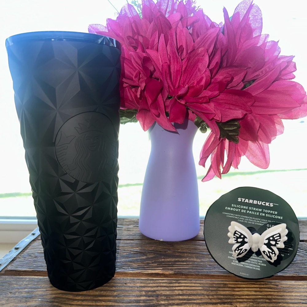 Starbucks Halloween 2025 Midnight Glow-in-the-Dark, Moth Straw Topper - New - Picture 9 of 9